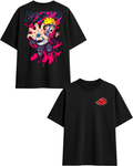 camiseta de naruto oversize