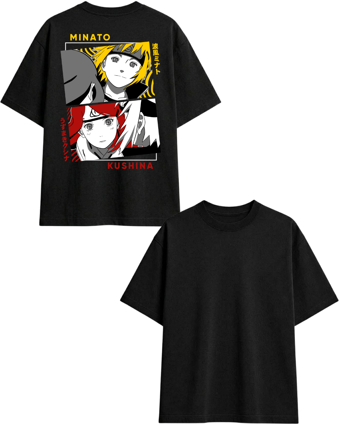 camisa oversize de naruto