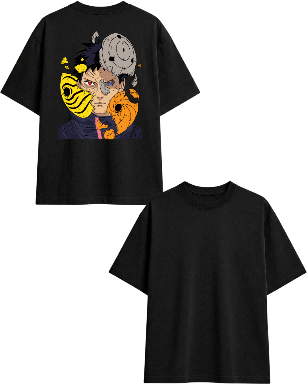 camisa oversize de naruto