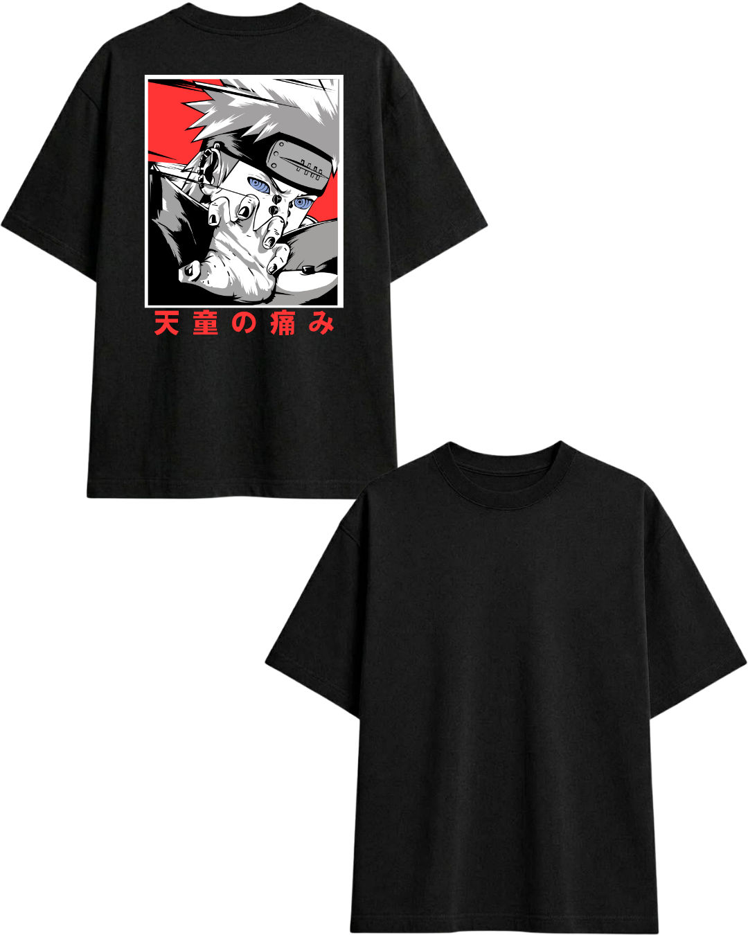 camisa oversize de naruto