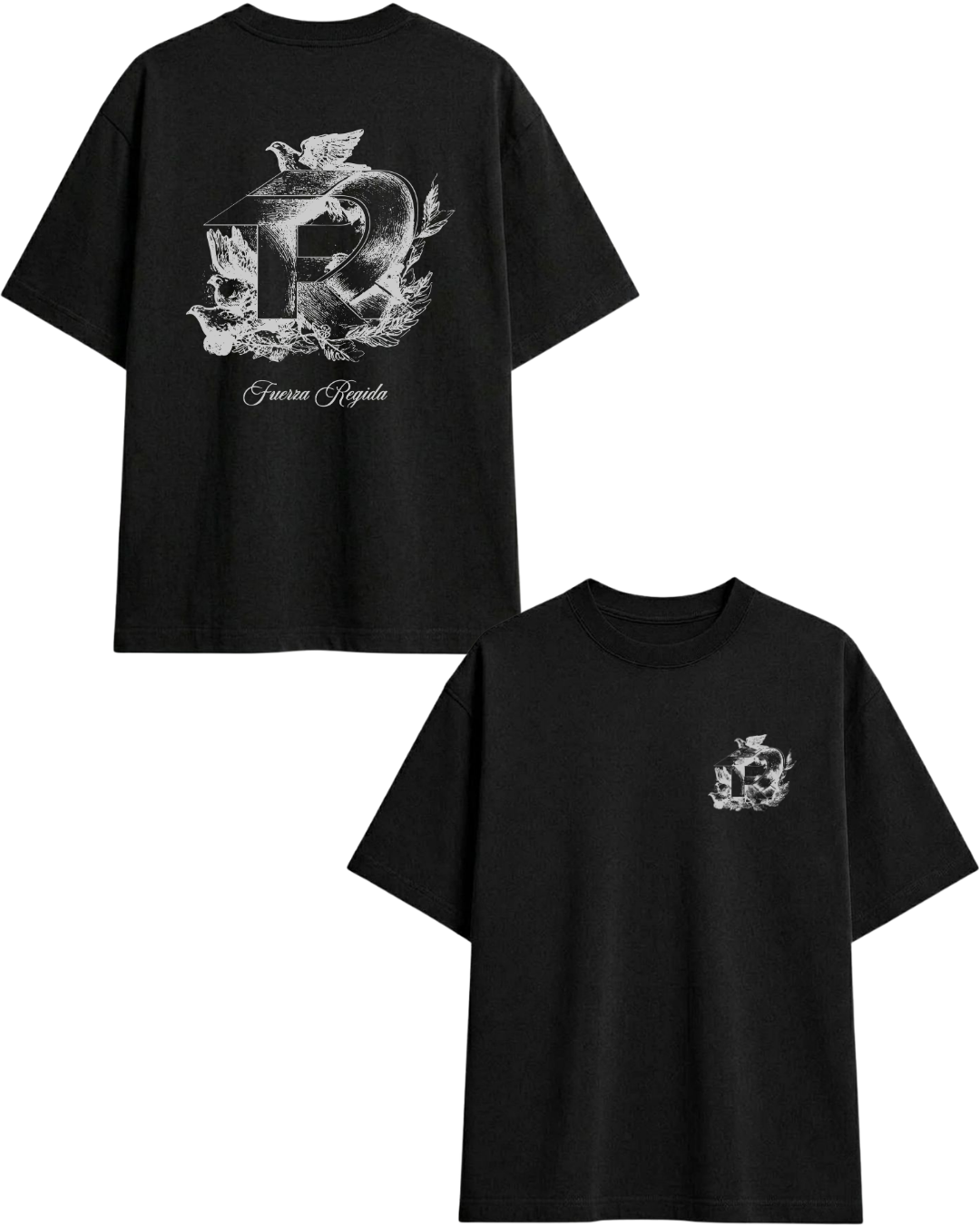 camisa oversize de fuerza regida