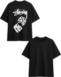 camisa oversize de stussy