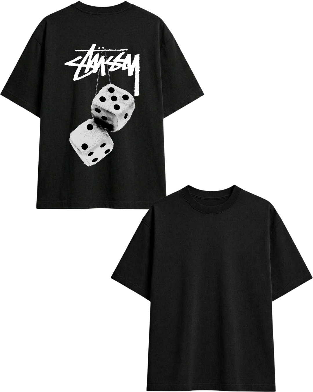 camisa oversize de stussy